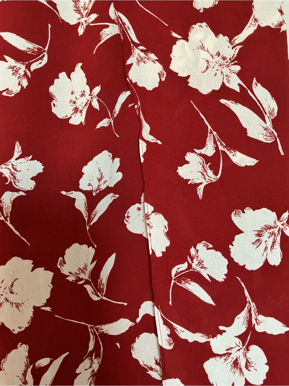 Petite Studio Floral Midi Slip Dress Red White XS 100% Viscose - Picture 6 of 6